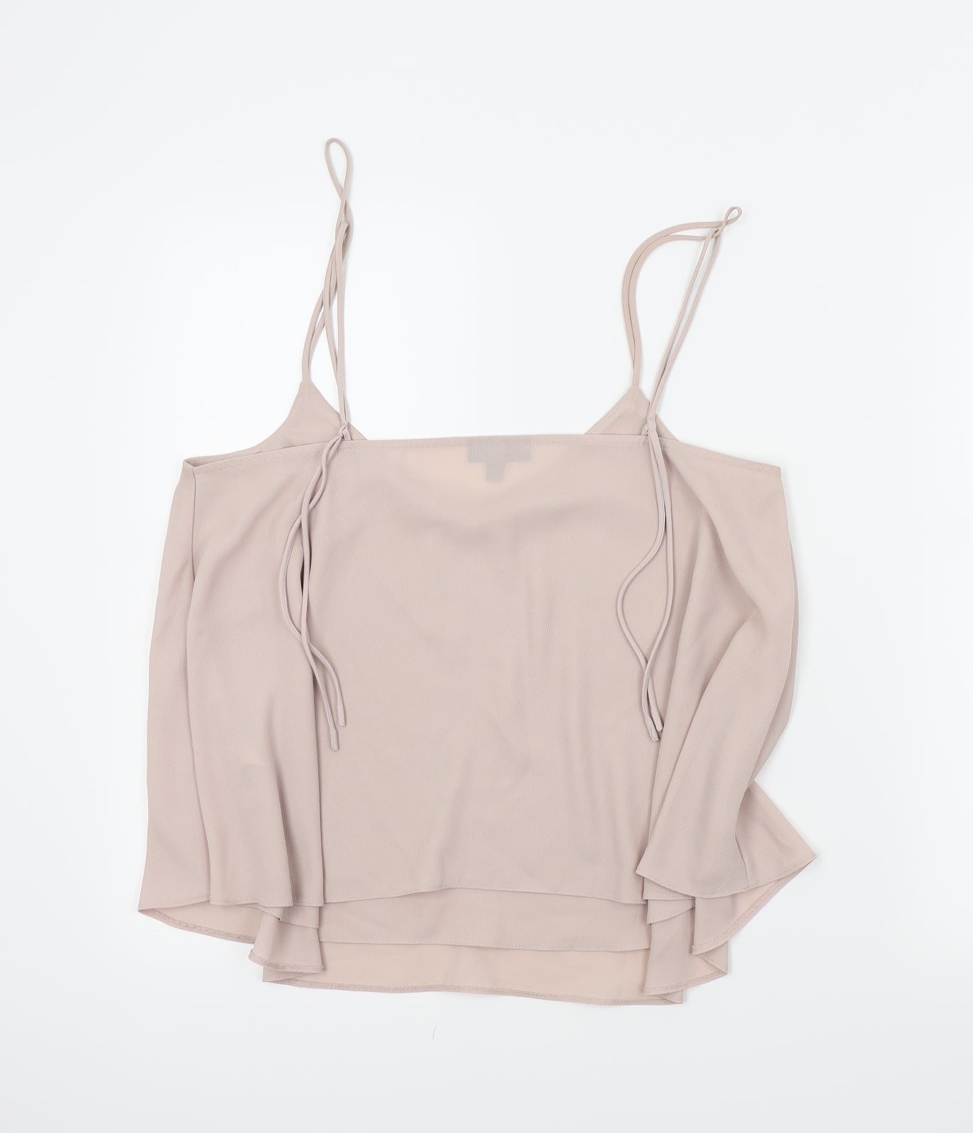 Womens UK Size 14 Topshop Pink Basic Blouse