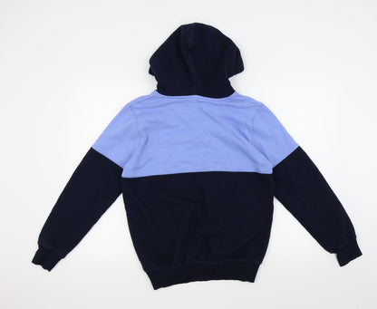Mens UK Size S Cotton Traders Blue Pullover Hoodie