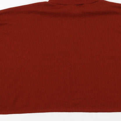 Womens UK Size S H&M Orange Basic T-Shirt