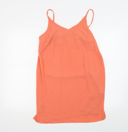 Womens UK Size 12 Atmosphere Orange Basic Tank