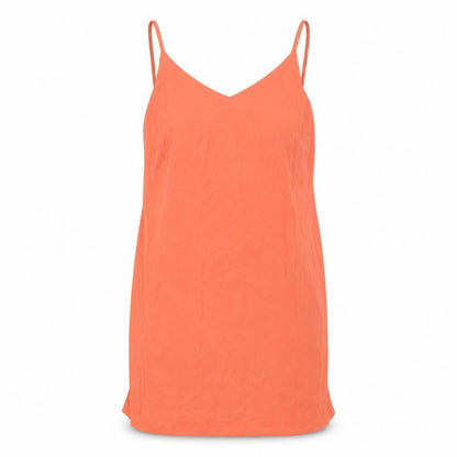 Womens UK Size 12 Atmosphere Orange Basic Tank