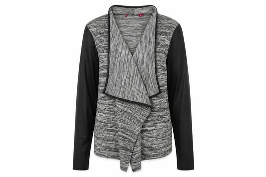 Boohoo Womens Grey   Cardigan Jumper Size 10  - Open front