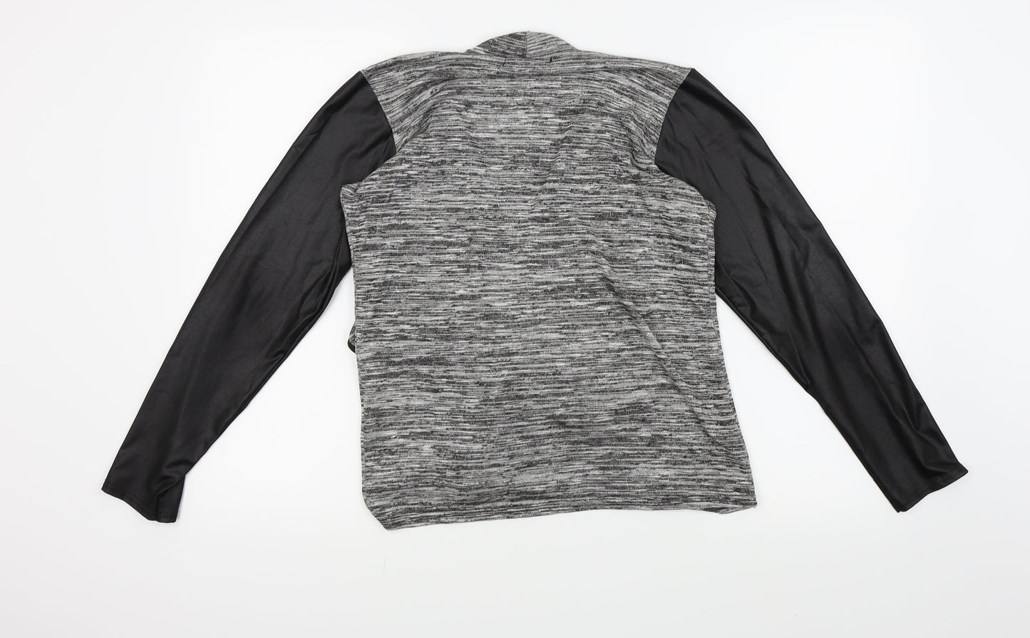Boohoo Womens Grey   Cardigan Jumper Size 10  - Open front