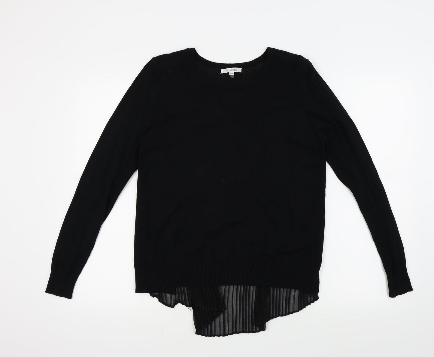 Lucy Paris Womens Black   Pullover Jumper Size S