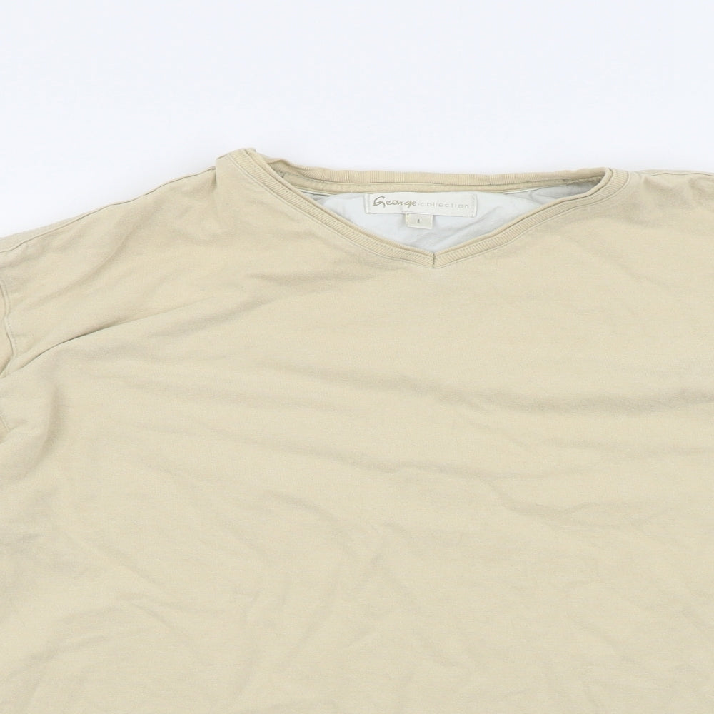 George Mens Beige    T-Shirt