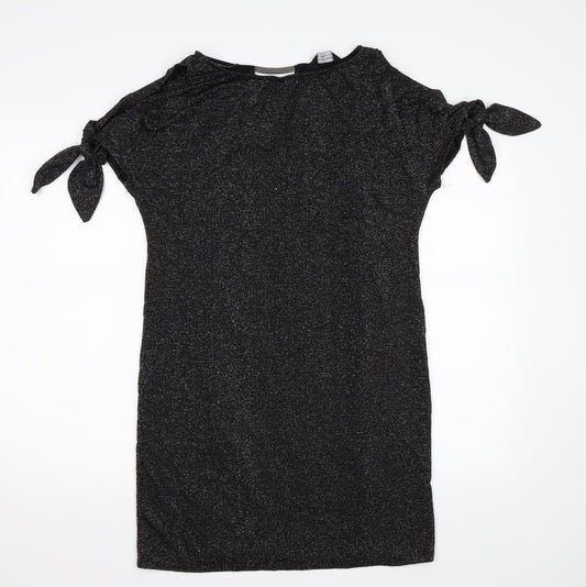 Dorothy Perkins Womens Black   A-Line  Size 6