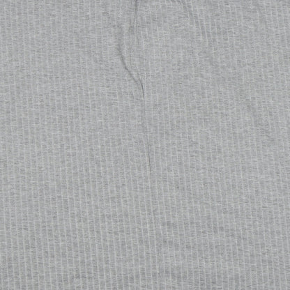 Womens UK Size 12 Missguided Grey Basic T-Shirt
