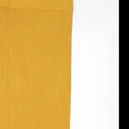 Hera London Womens Yellow   A-Line Skirt Size L