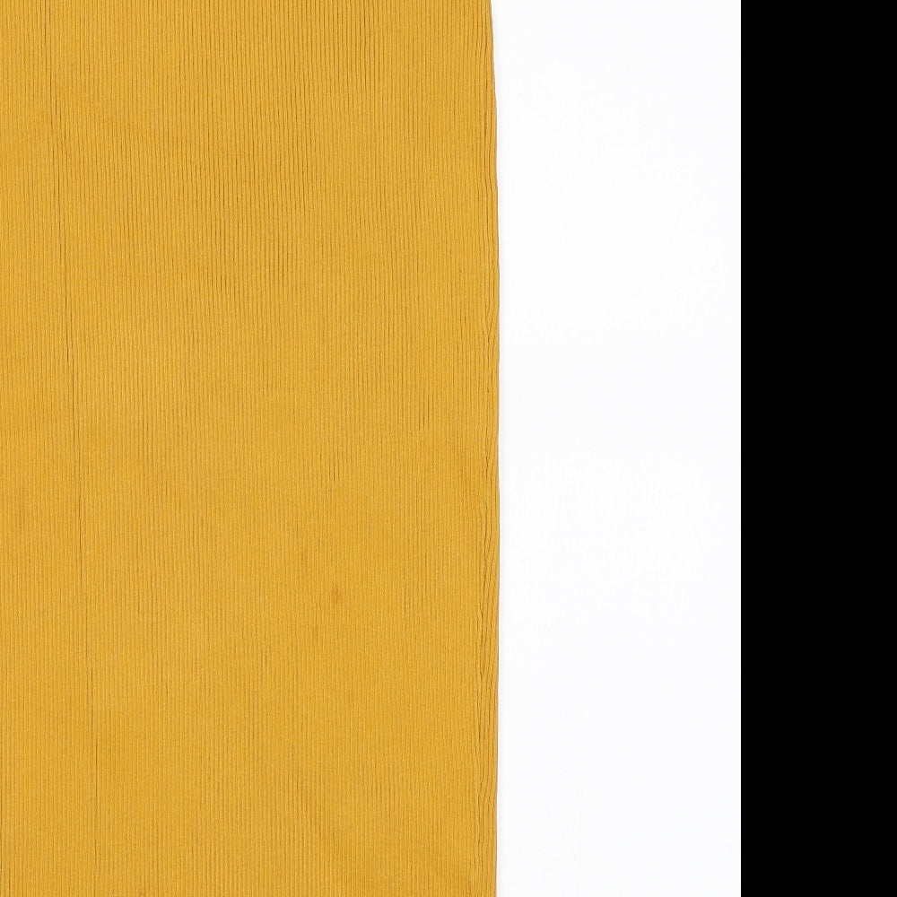 Hera London Womens Yellow   A-Line Skirt Size L