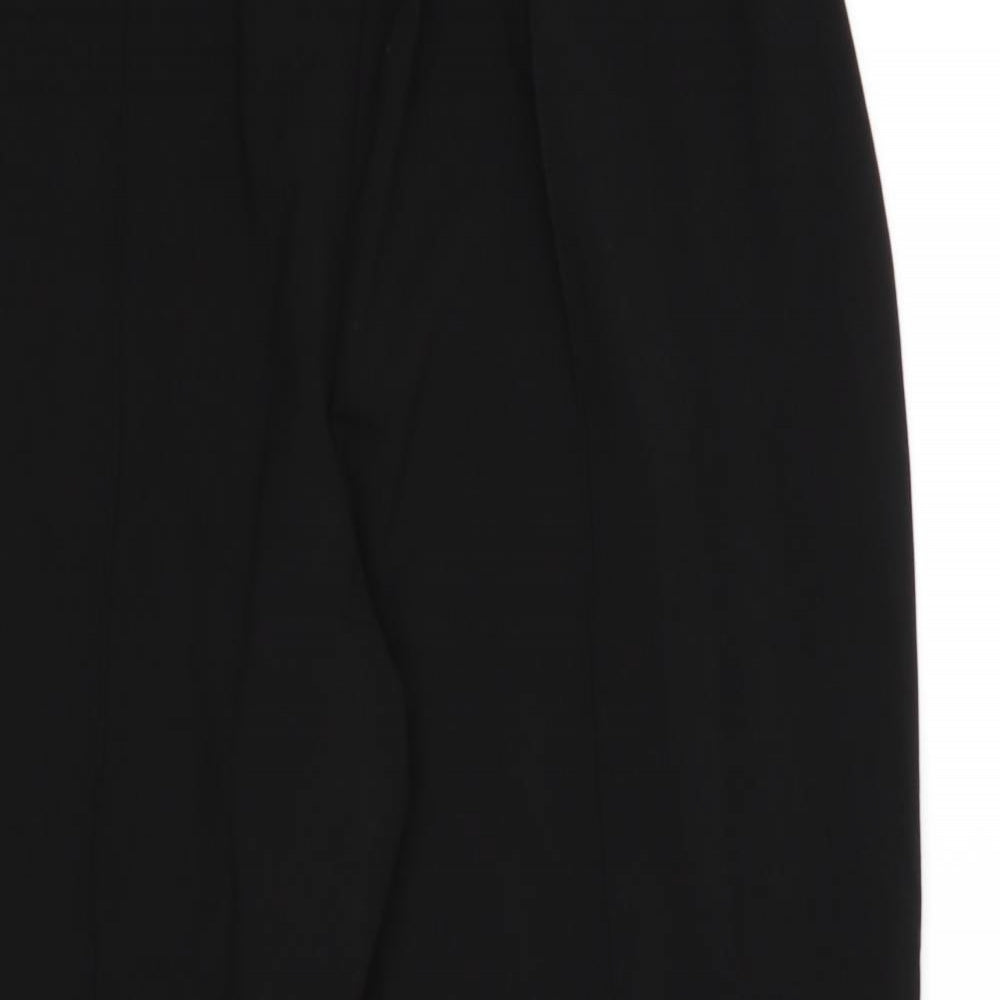 Womens UK Size 18 Arista Regular Fit Dress Pants Black Trousers