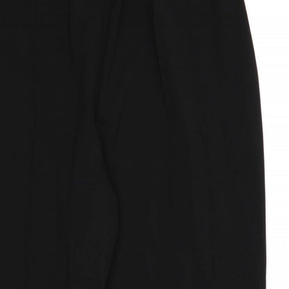 Womens UK Size 18 Arista Regular Fit Dress Pants Black Trousers