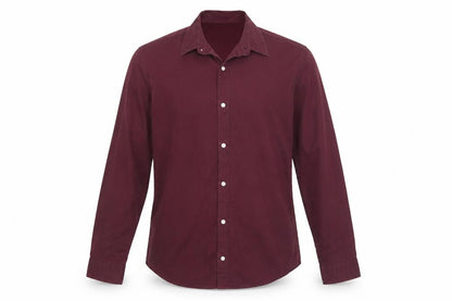 Mens UK Size M H&M Red  Button-Up Long Sleeve Casual Shirt