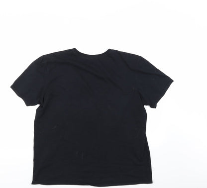 Womens UK Size 12 River Island Black Basic Polo