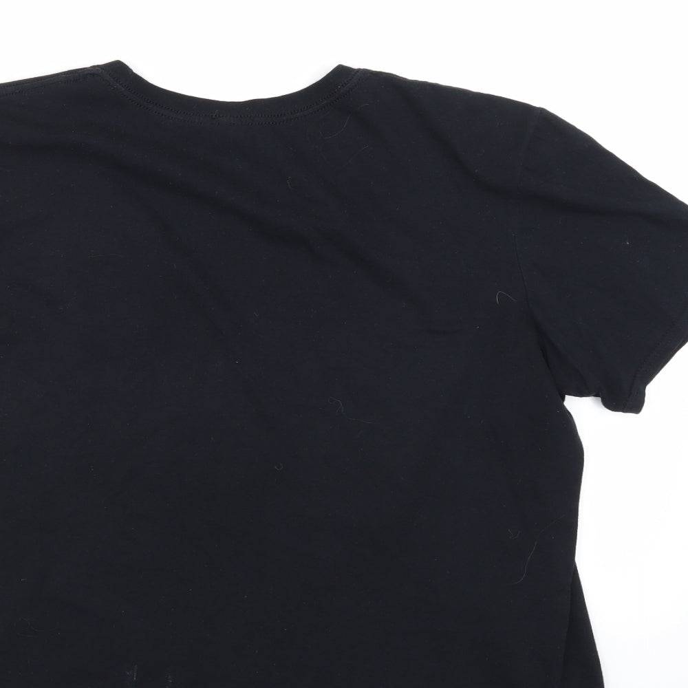 Womens UK Size 12 River Island Black Basic Polo