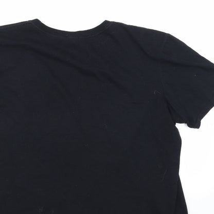 Womens UK Size 12 River Island Black Basic Polo