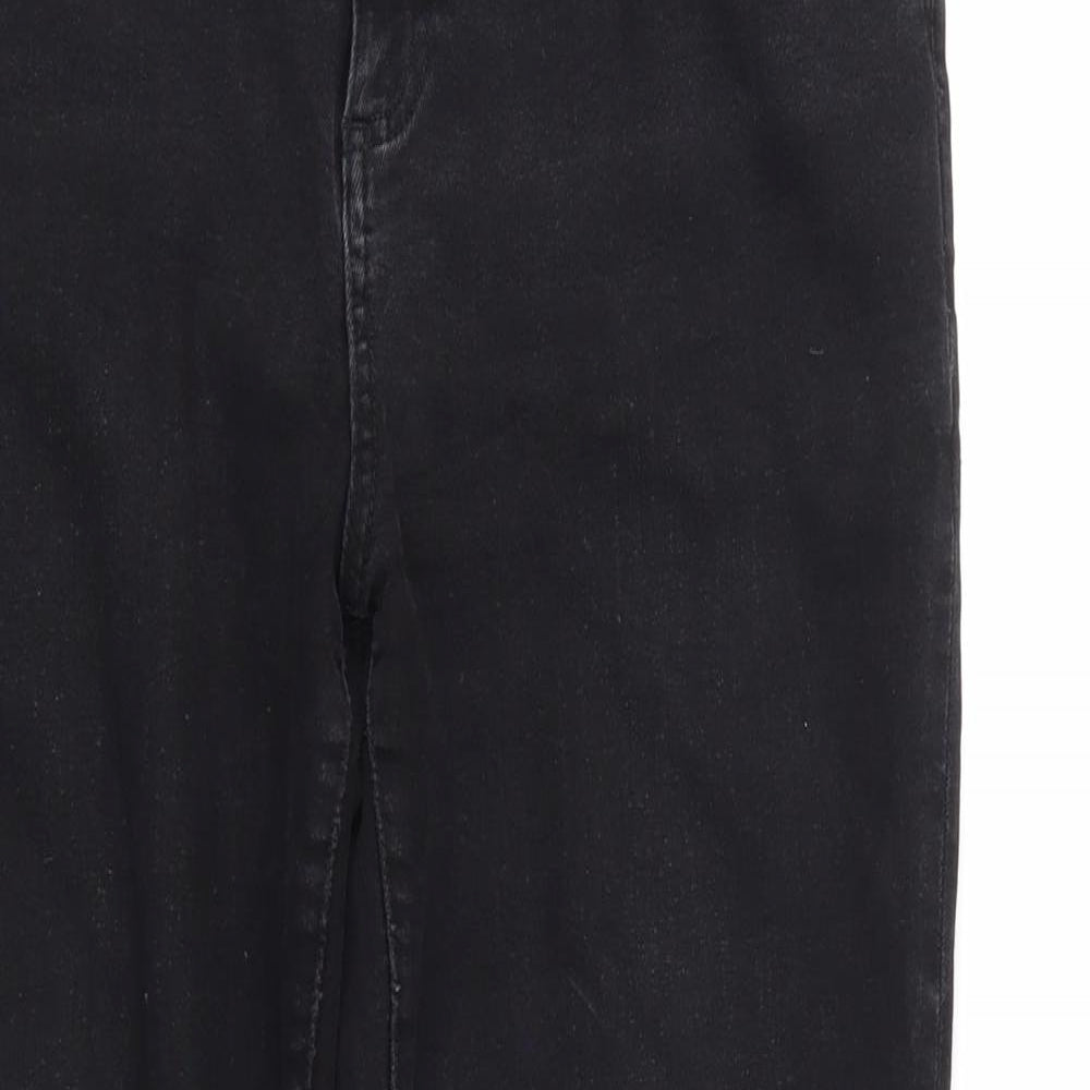 Taylor Womens Black  Denim Straight Jeans Size 8 L28 in