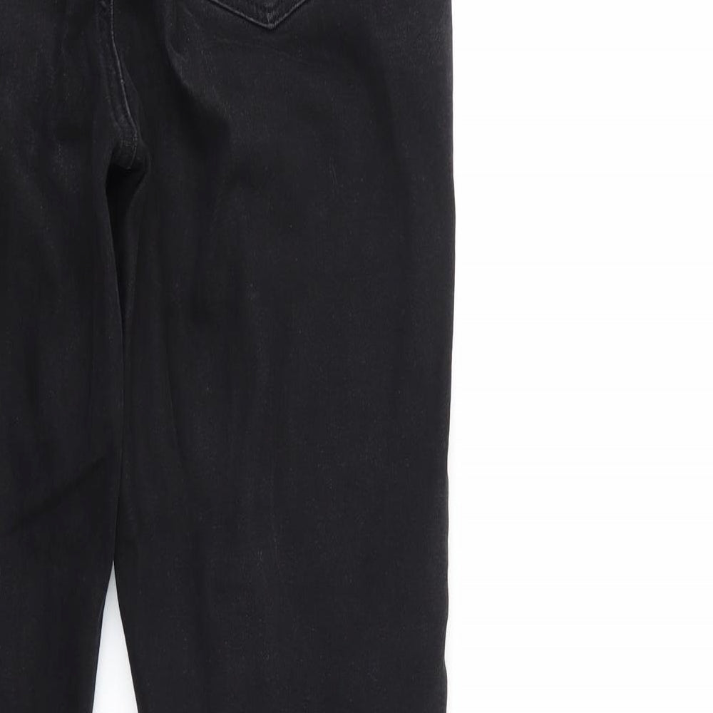 Taylor Womens Black  Denim Straight Jeans Size 8 L28 in