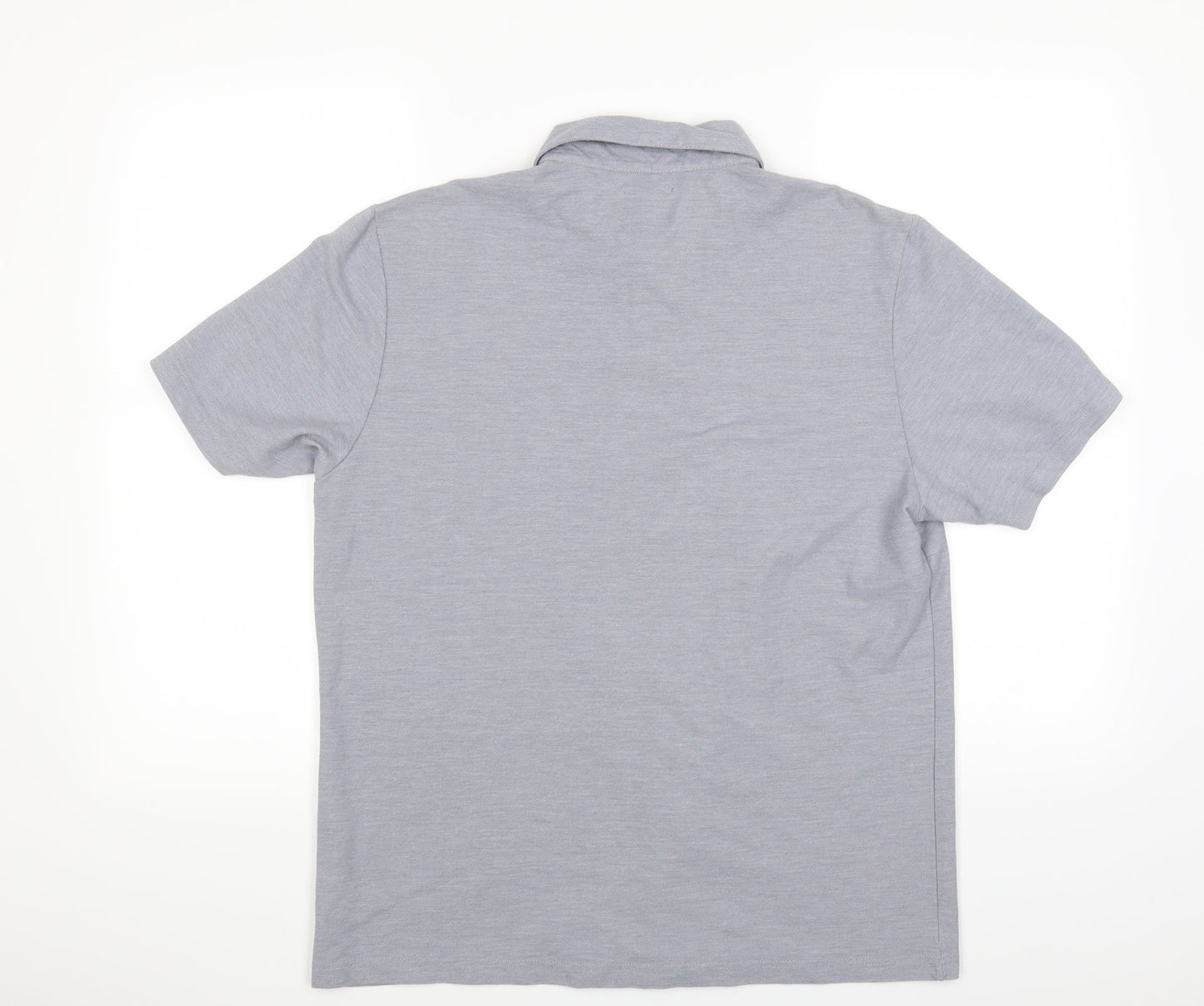Mens UK Size M Burton Grey  Button-Up Short Sleeve Casual Shirt
