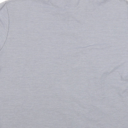 Mens UK Size M Burton Grey  Button-Up Short Sleeve Casual Shirt