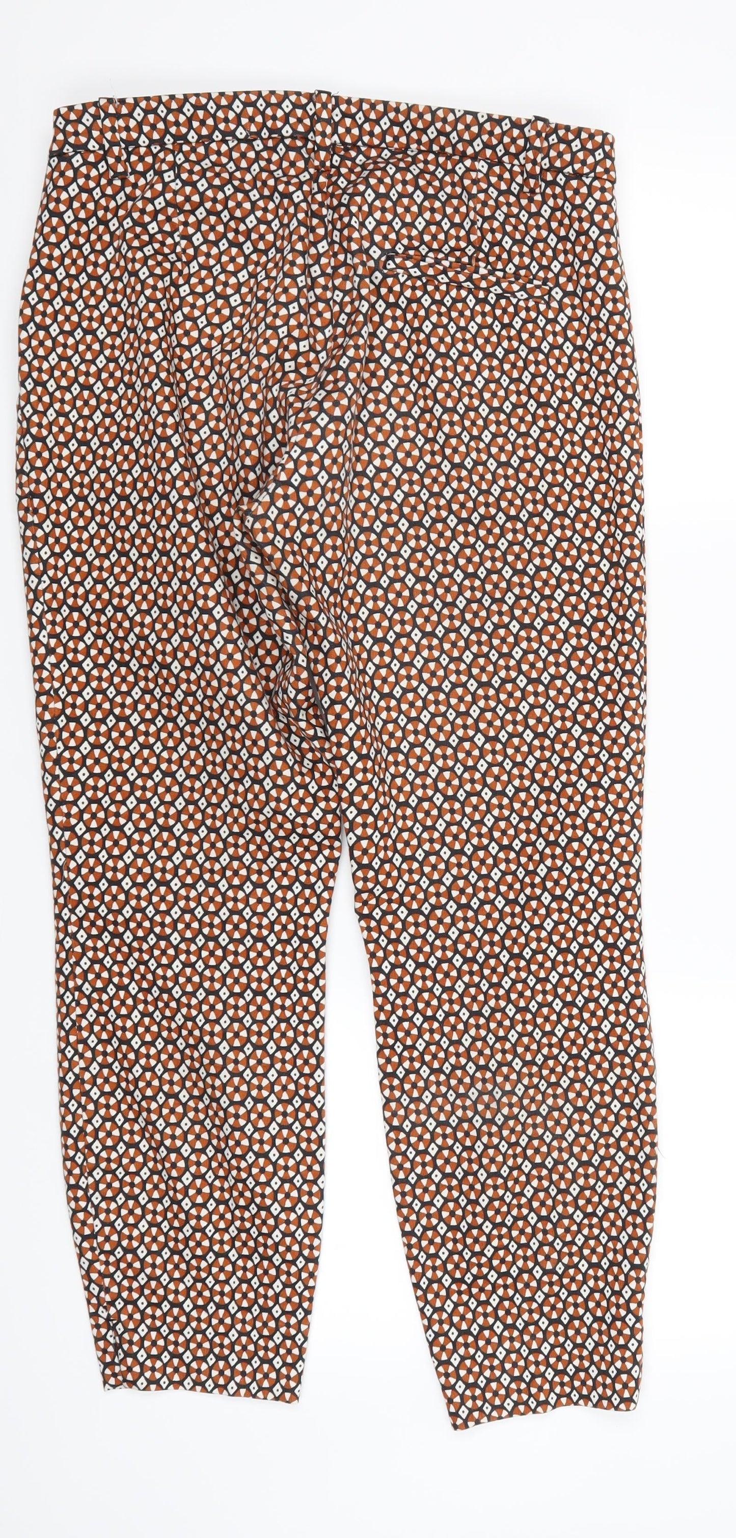 Womens UK Size 10 H&M Regular Fit  Multicoloured Trousers