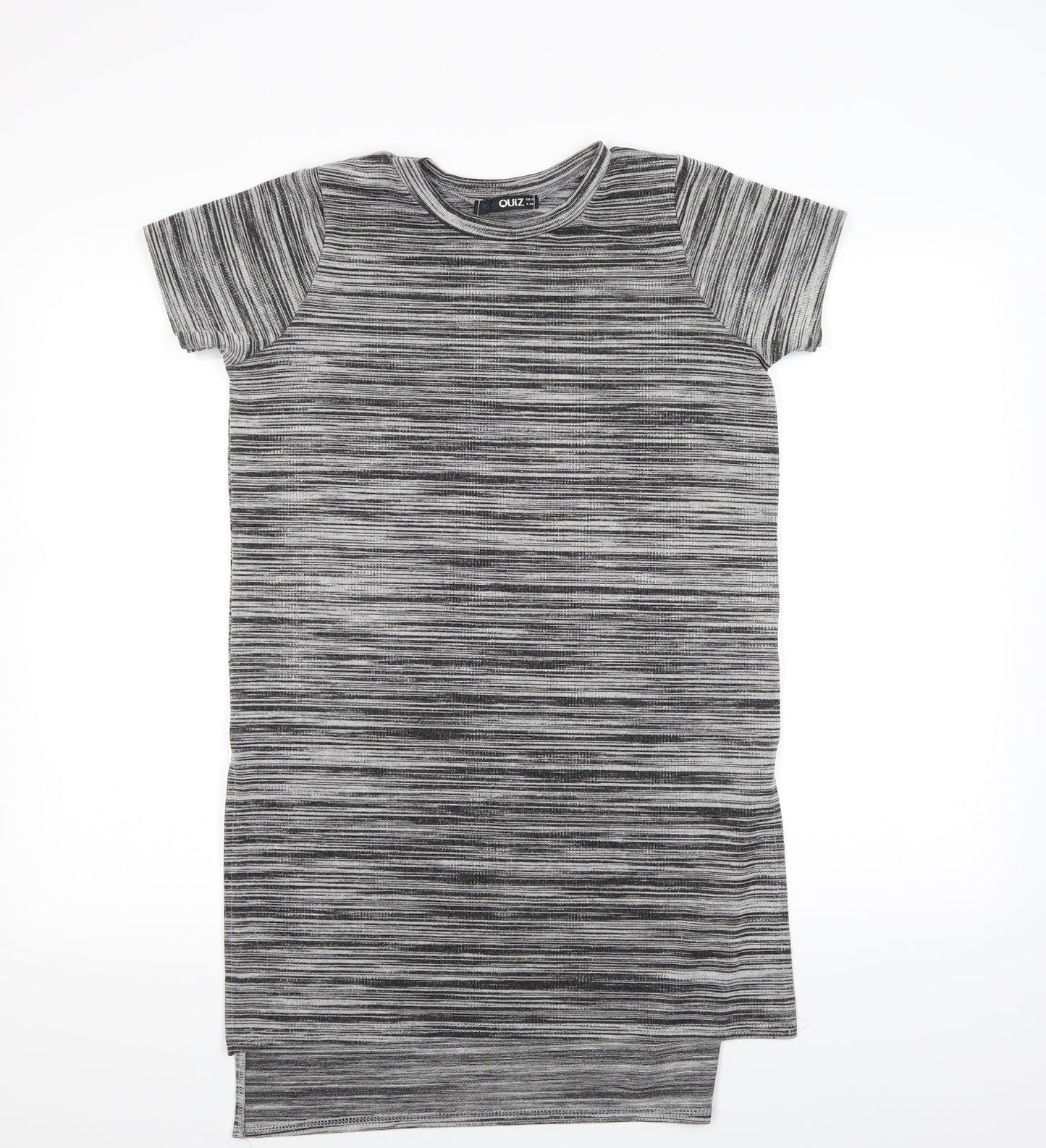 Quiz Womens Grey   T-Shirt Dress  Size 12
