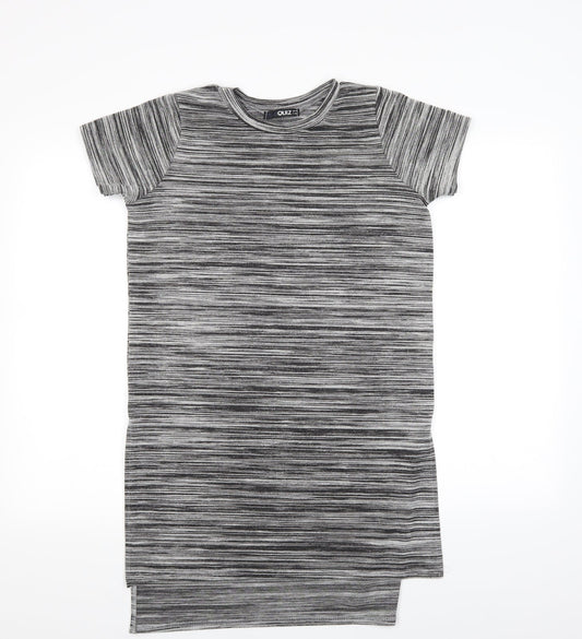 Quiz Womens Grey   T-Shirt Dress  Size 12