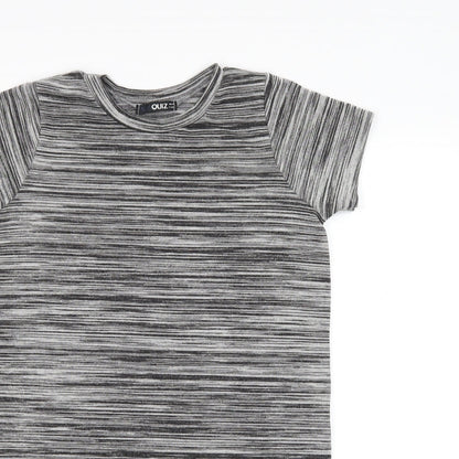 Quiz Womens Grey   T-Shirt Dress  Size 12