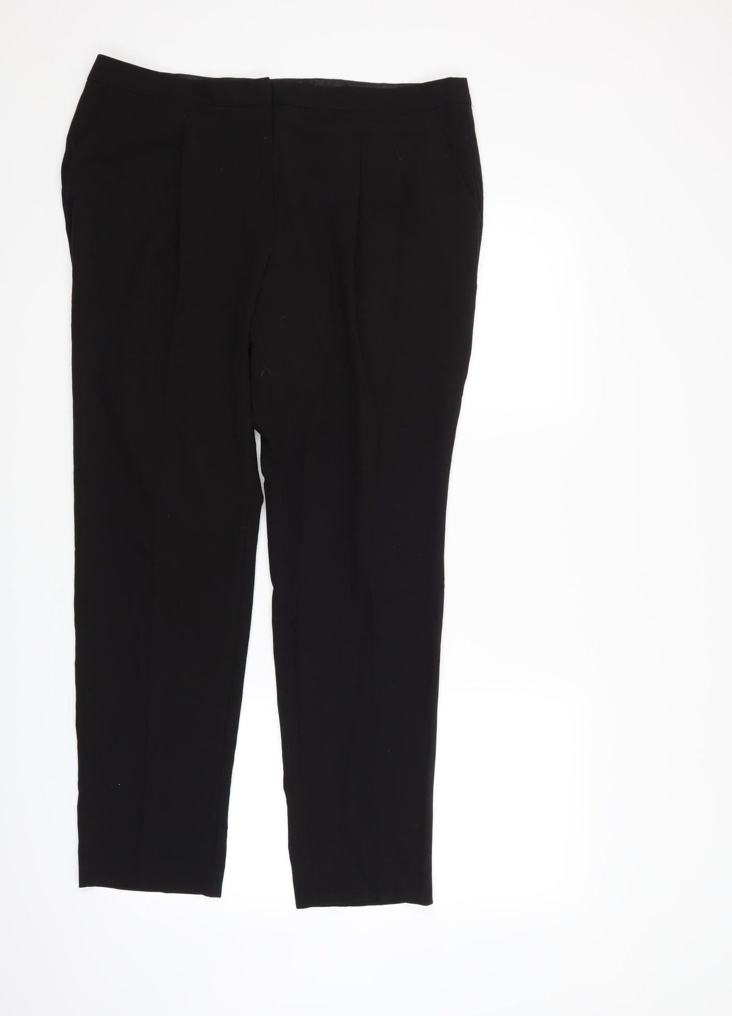 New Look Womens Black   Trousers  Size 14 L29 in