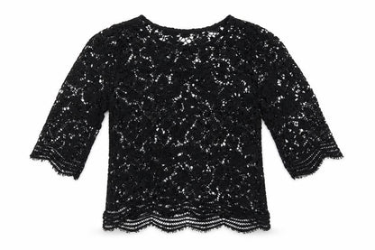 Cellbes Womens Black Floral  Tunic Blouse Size 10