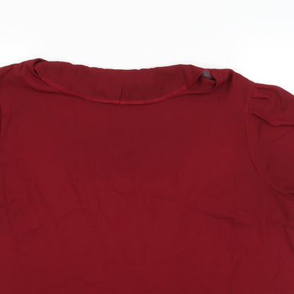 Preworn Womens Red   Basic Blouse
