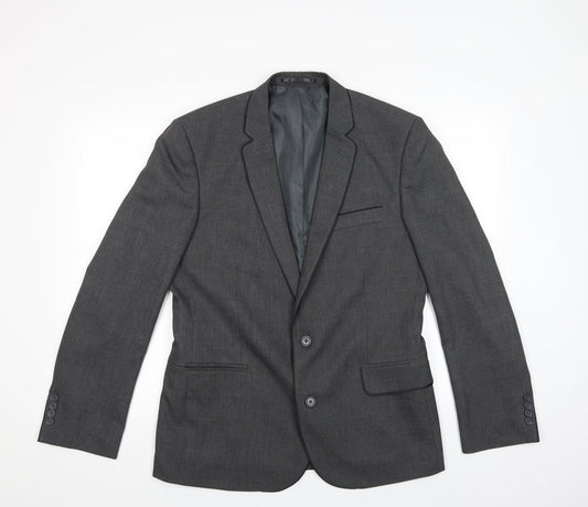 F&F Mens Grey   Jacket Suit Jacket