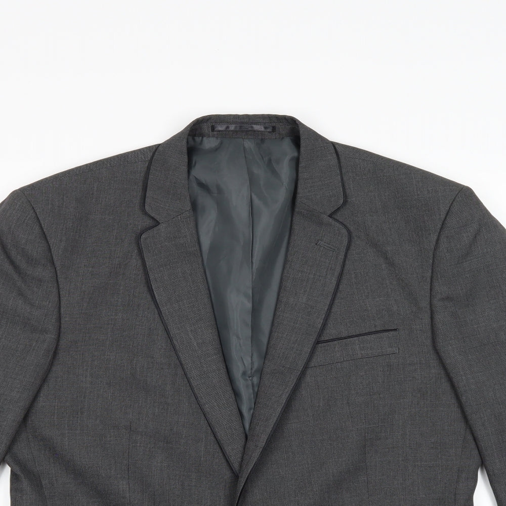 F&F Mens Grey   Jacket Suit Jacket