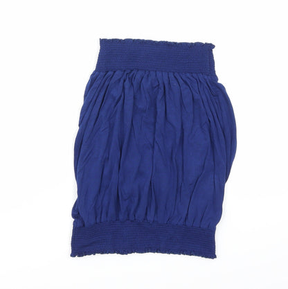 Womens UK Size 12 Studio Blue Basic Tank