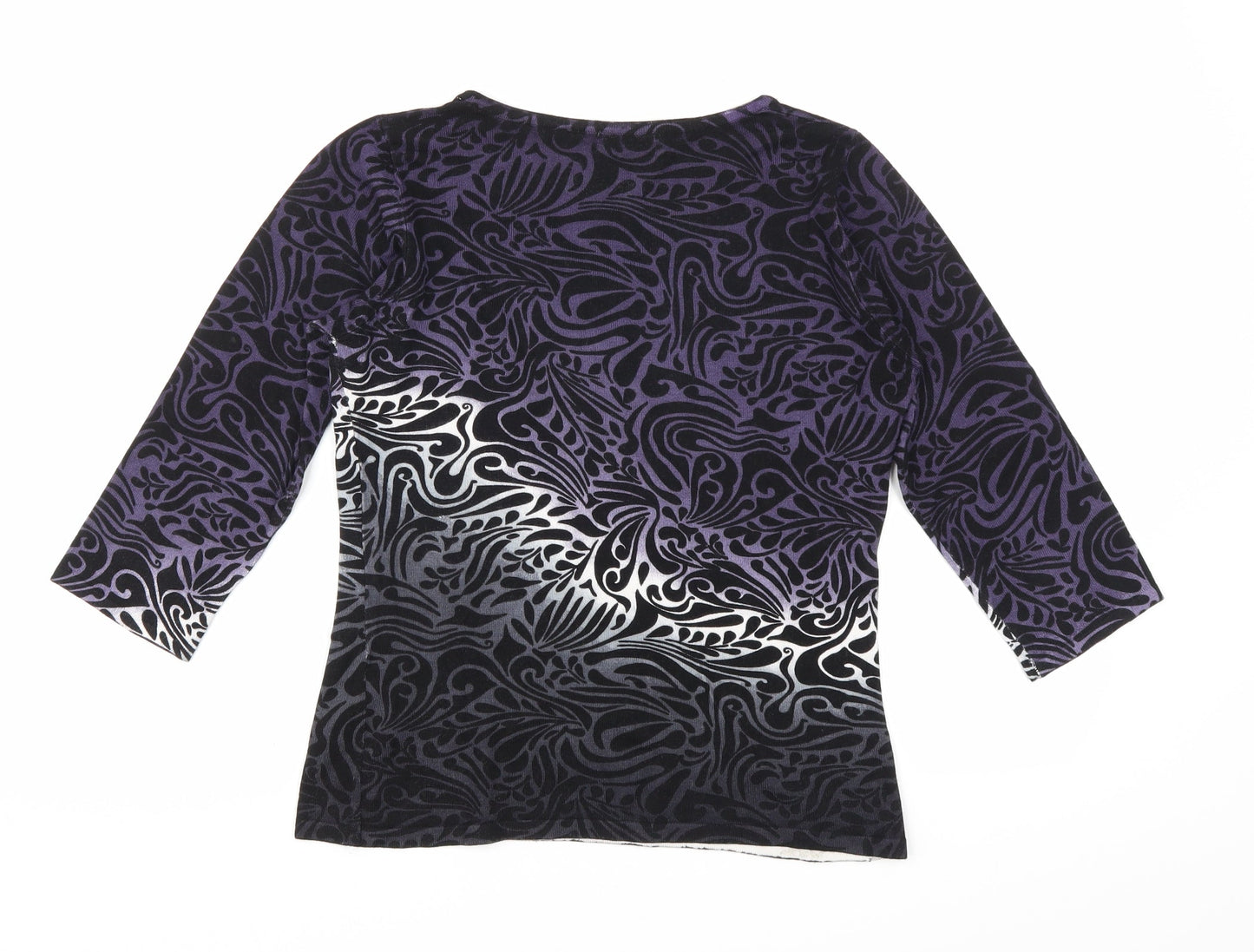 Womens UK Size One Size Sky Designs Purple Basic T-Shirt