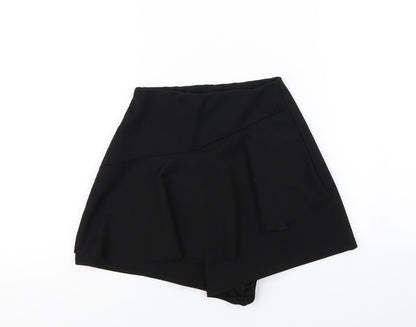 Pretty Little Thing Womens Black   Wrap Shorts Size 4 - skort