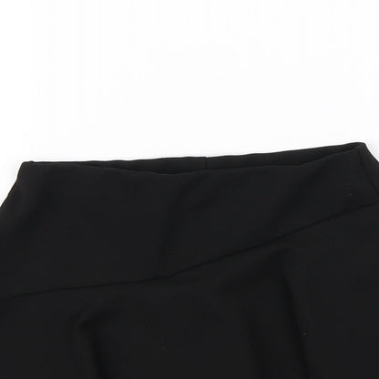 Pretty Little Thing Womens Black   Wrap Shorts Size 4 - skort