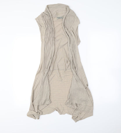 Preziosa Womens Beige   Cardigan Jumper Size S