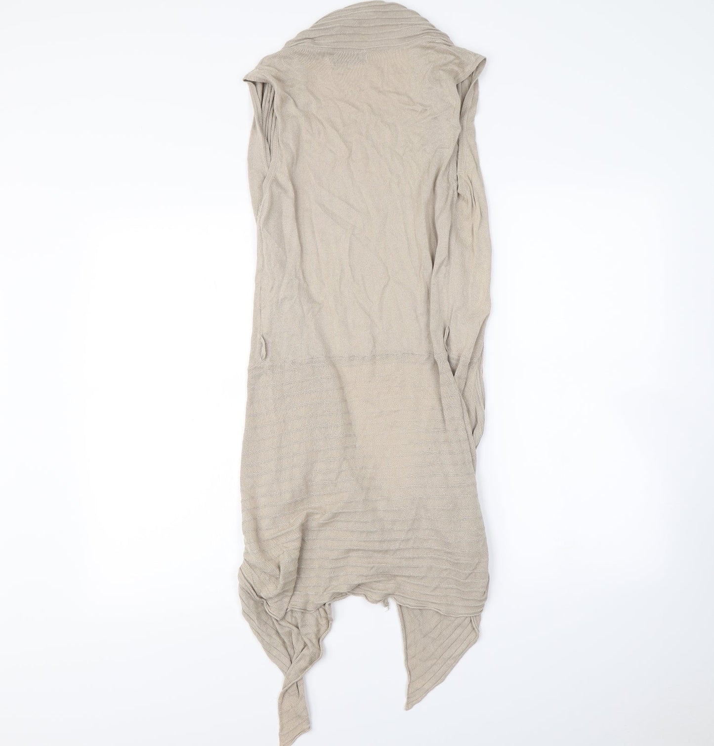 Preziosa Womens Beige   Cardigan Jumper Size S