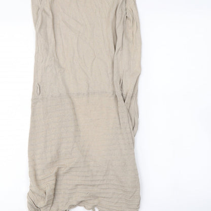 Preziosa Womens Beige   Cardigan Jumper Size S
