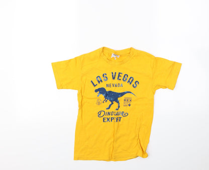 Delta Boys Yellow   Basic T-Shirt Size S
