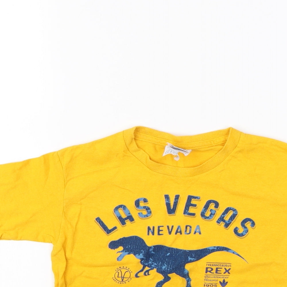 Delta Boys Yellow   Basic T-Shirt Size S