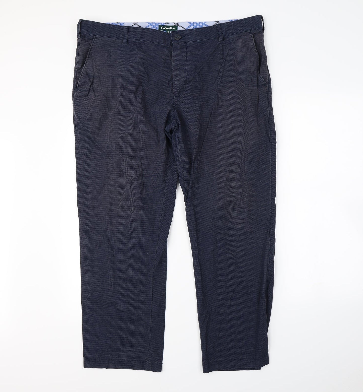 Mens UK Size L colorplus Regular Fit  Blue Trousers