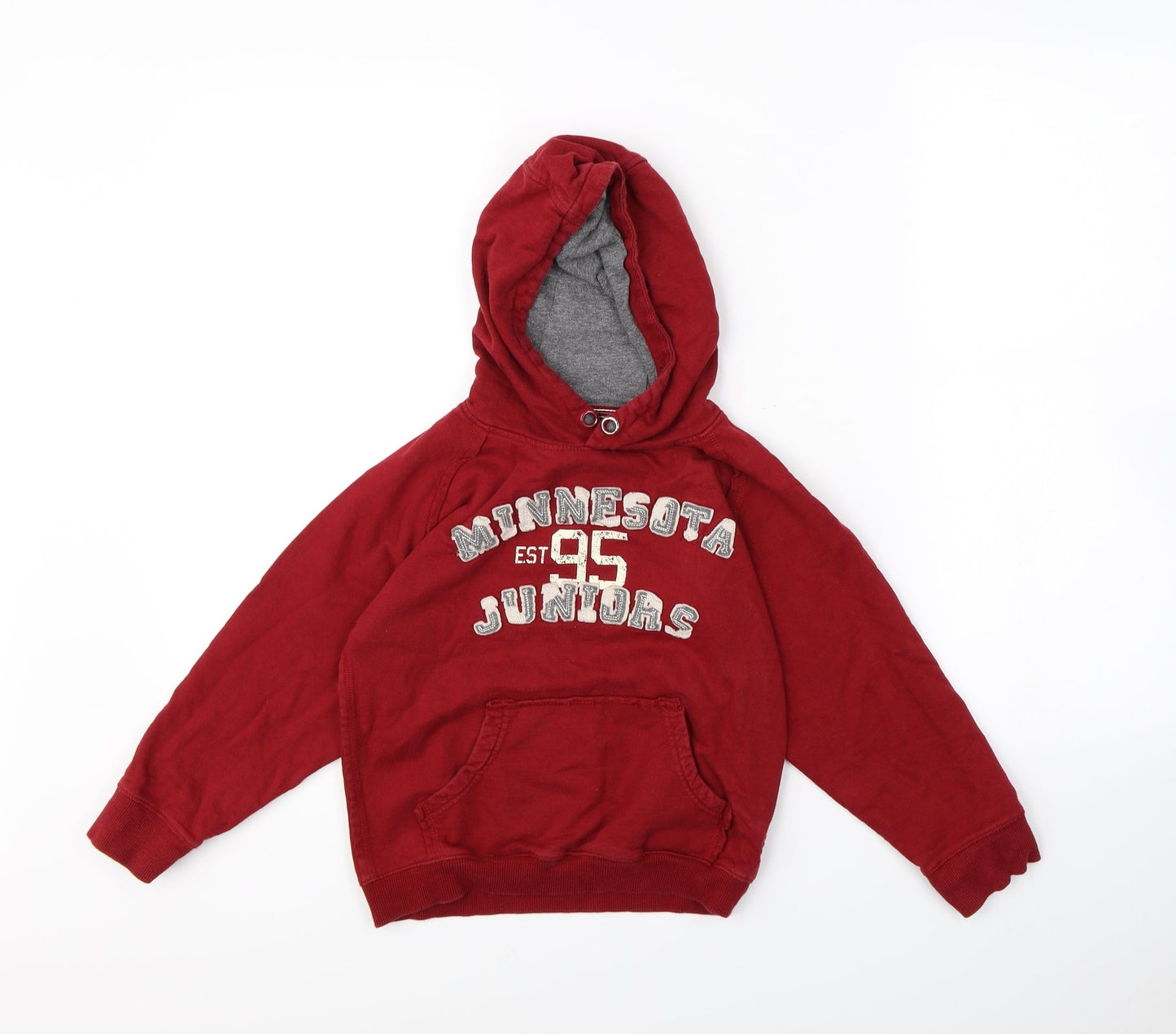 Rebel Boys Red   Pullover Hoodie Size 5-6 Years