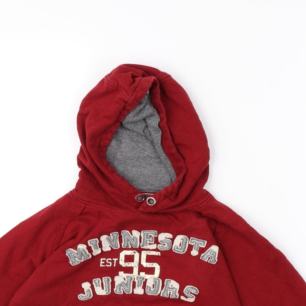 Rebel Boys Red   Pullover Hoodie Size 5-6 Years