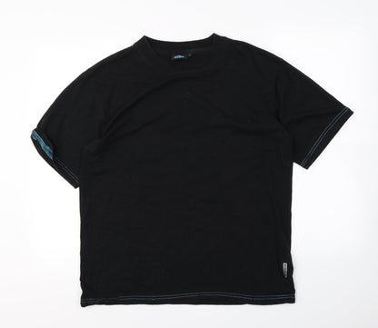 Rigour Mens Black    T-Shirt Size L