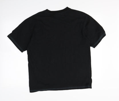 Rigour Mens Black    T-Shirt Size L