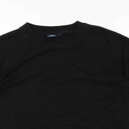 Rigour Mens Black    T-Shirt Size L