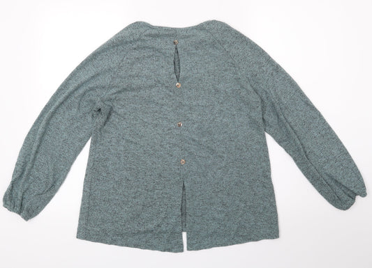 COIN 1804 Womens Blue   Pullover Jumper Size S