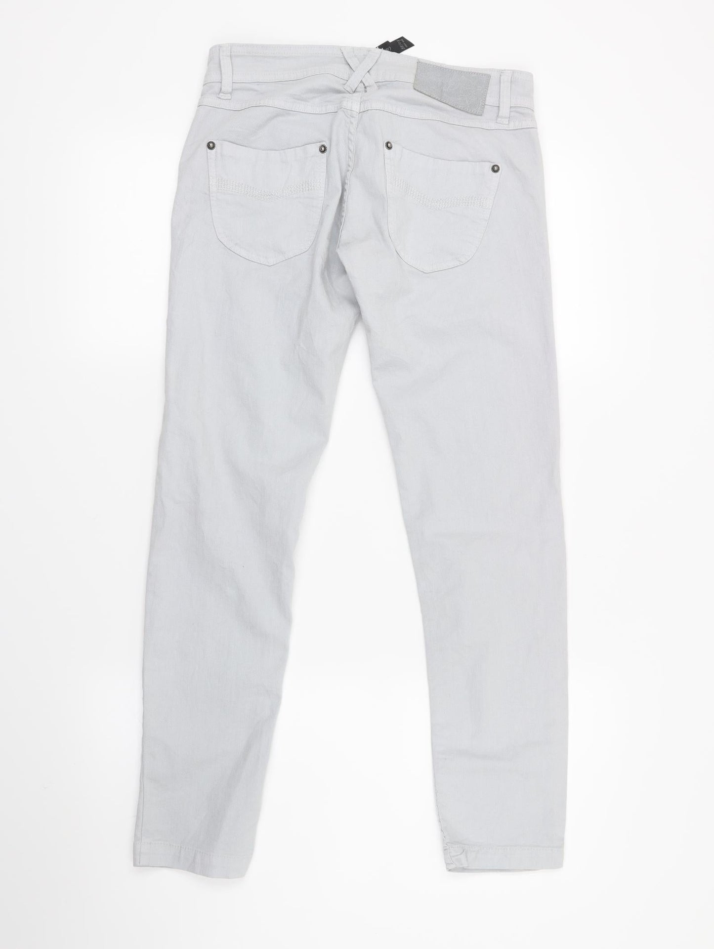 Womens UK Size 8 Stradivarius Regular Fit Skinny Grey Jeans