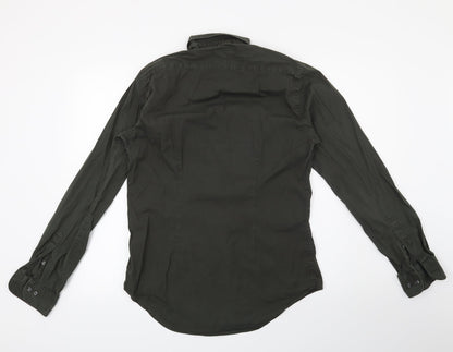 zara man Mens Green    Button-Up Size M
